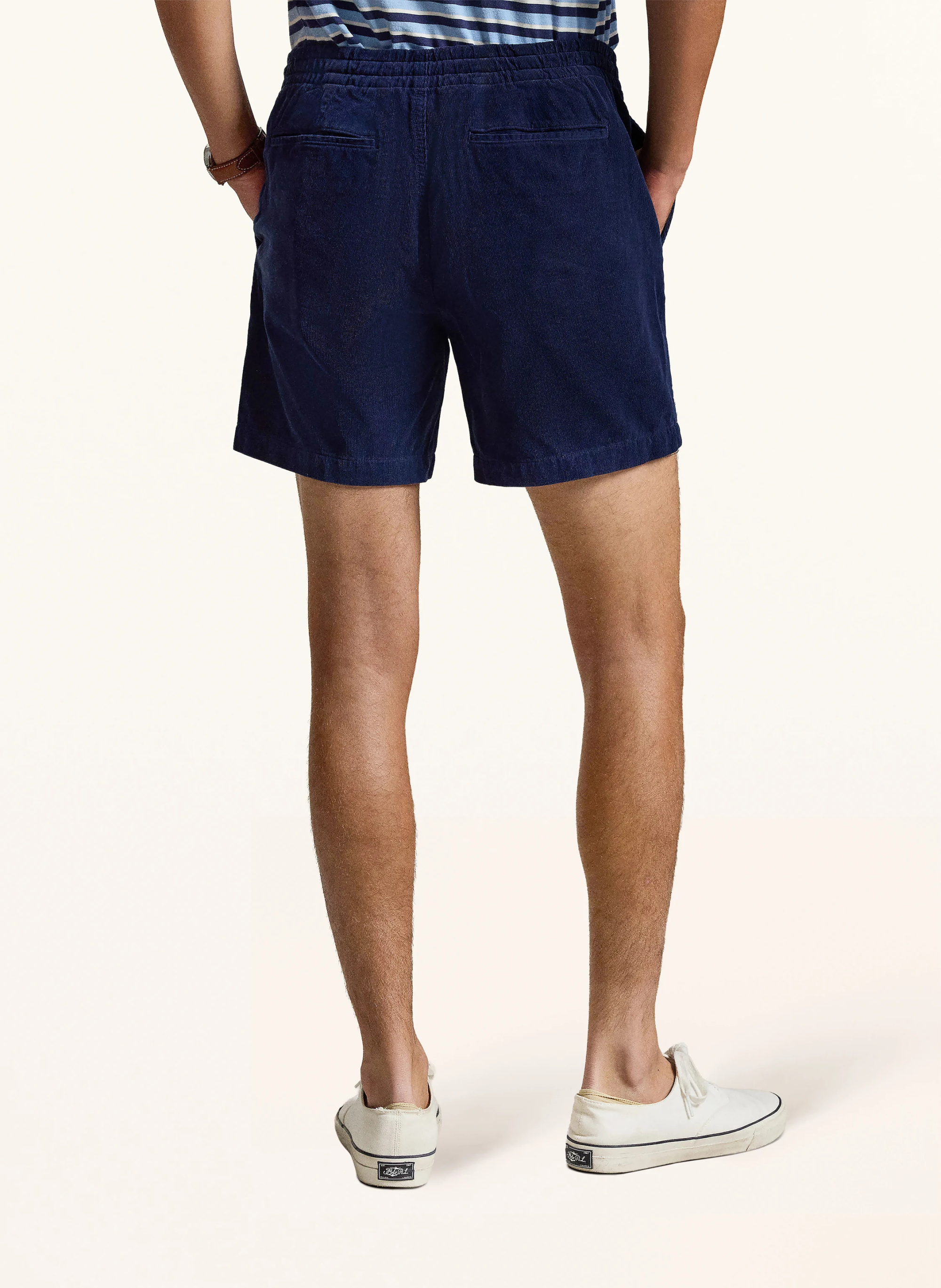 POLO RALPH LAUREN Cordshorts – DUNKELBLAU