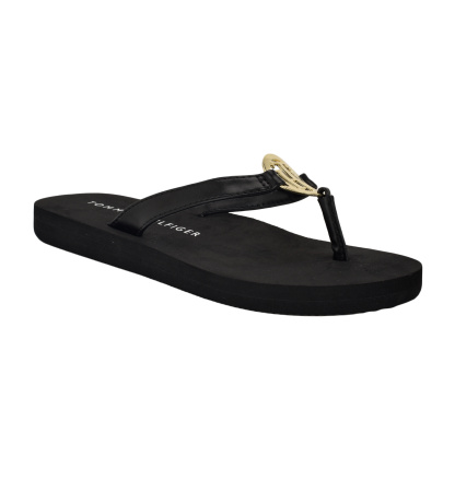 Tommy Hilfiger Women's Crelina Logo Flip Flop Sandals - Black