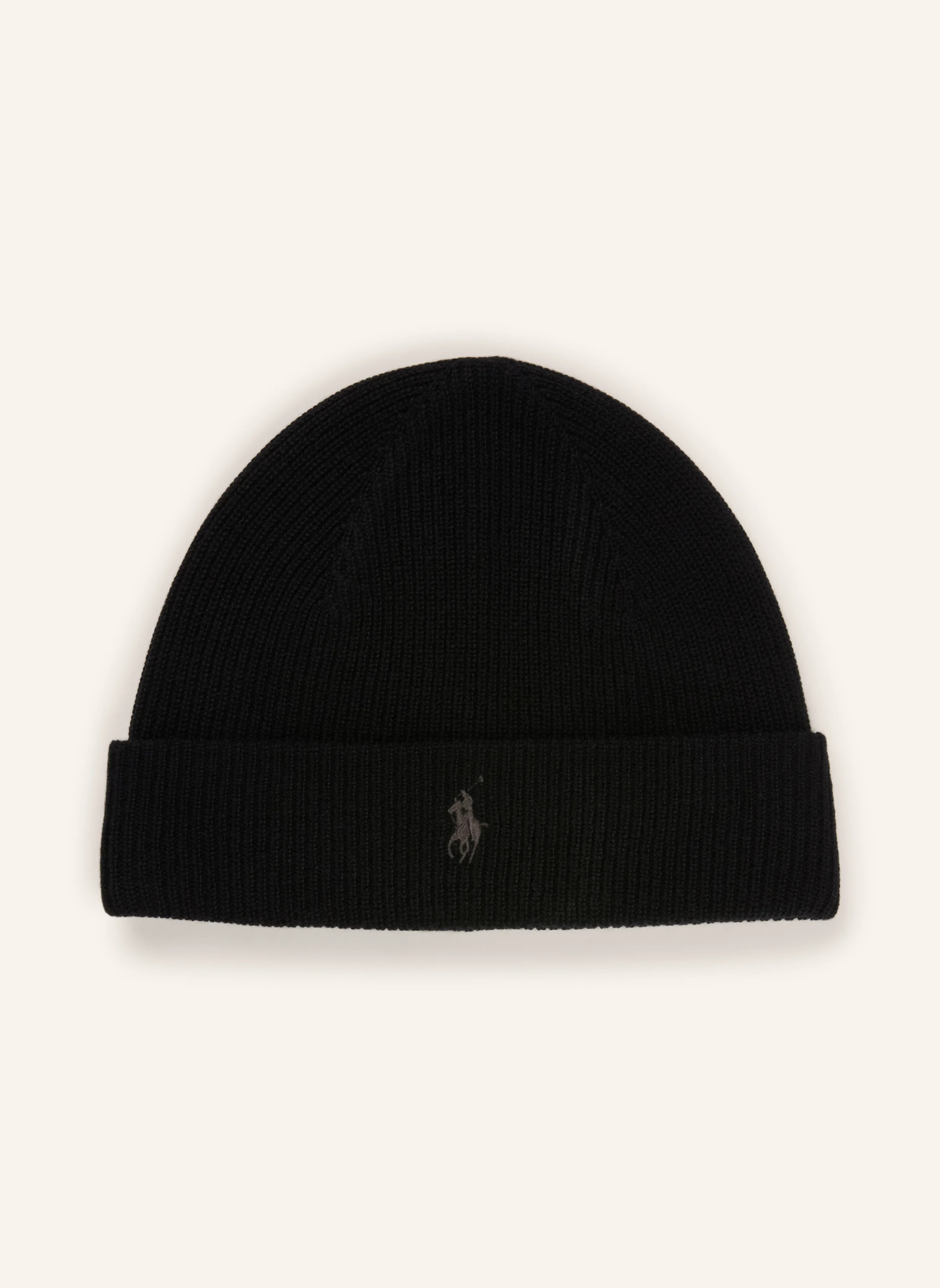POLO RALPH LAUREN Cashmere-Mütze – SCHWARZ