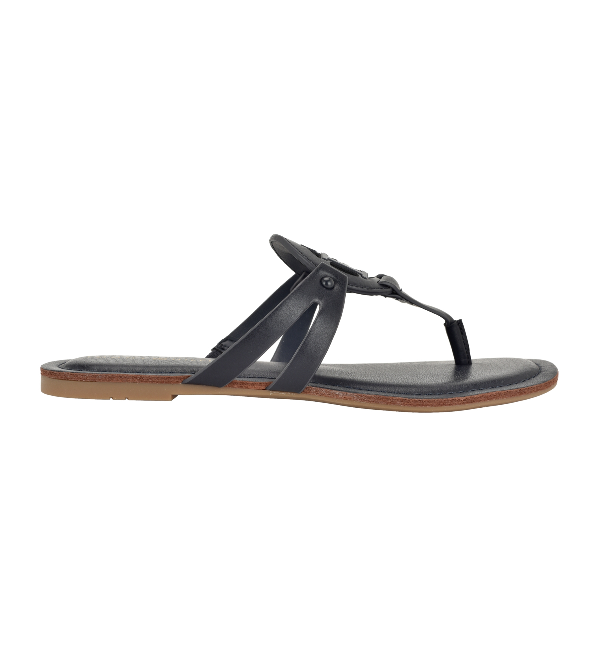 Tommy Hilfiger Women's Lerriz Logo Flat Thong Slide Sandals - Marine
