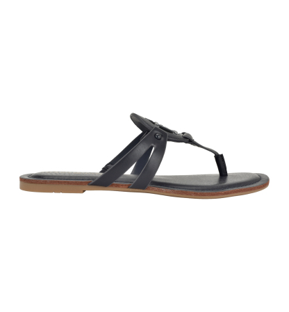 Tommy Hilfiger Women's Lerriz Logo Flat Thong Slide Sandals - Marine