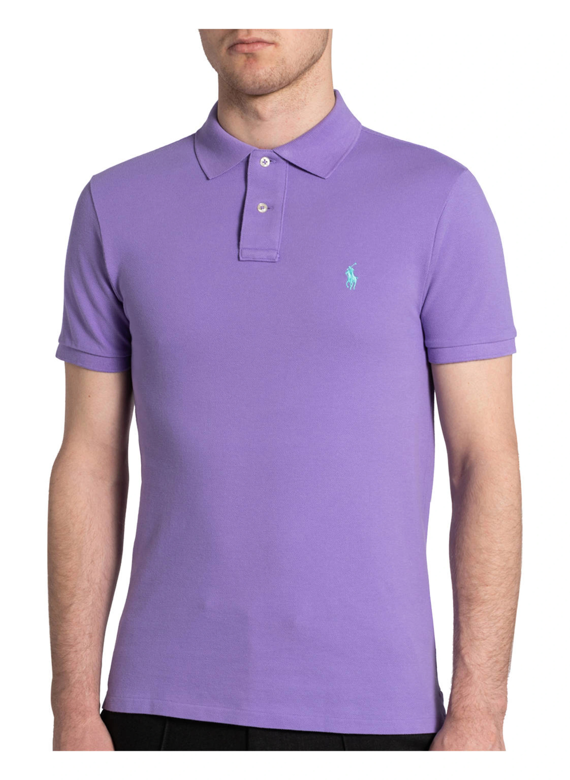 POLO RALPH LAUREN Piqué-Poloshirt Slim Fit – HELLLILA