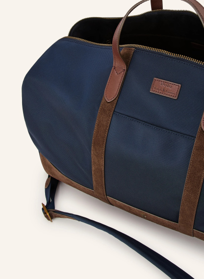 POLO RALPH LAUREN Reisetasche – DUNKELBLAU / GOLD / DUNKELBRAUN