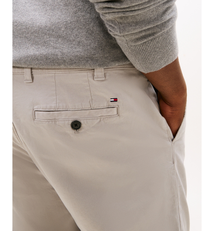 Tommy Hilfiger Men's Big & Tall TH Flex Stretch Custom-Fit Chino Pants - Drizzle