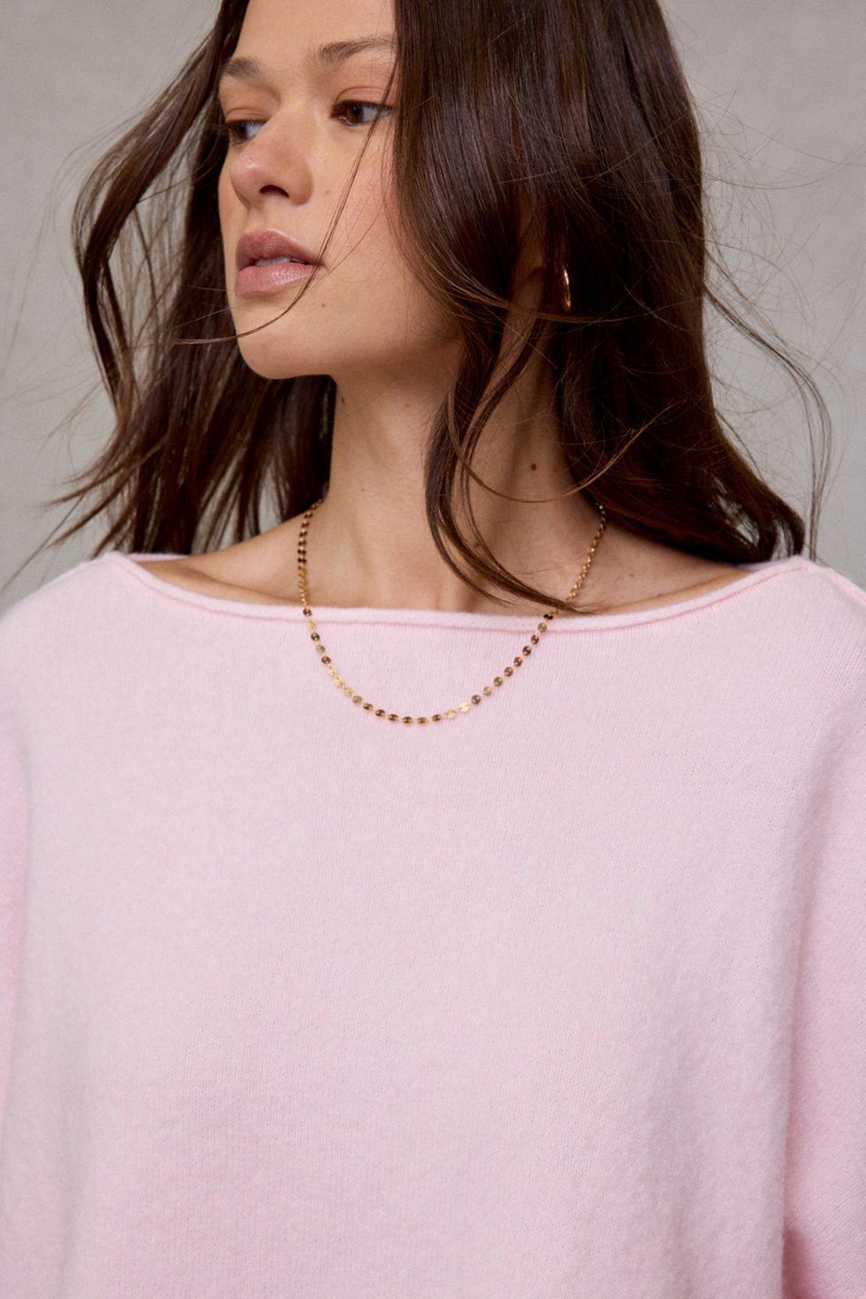 Out From Under So Soft Oversized Off-The-Shoulder Sweater - Pink