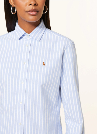 POLO RALPH LAUREN Hemdbluse – HELLBLAU / WEISS