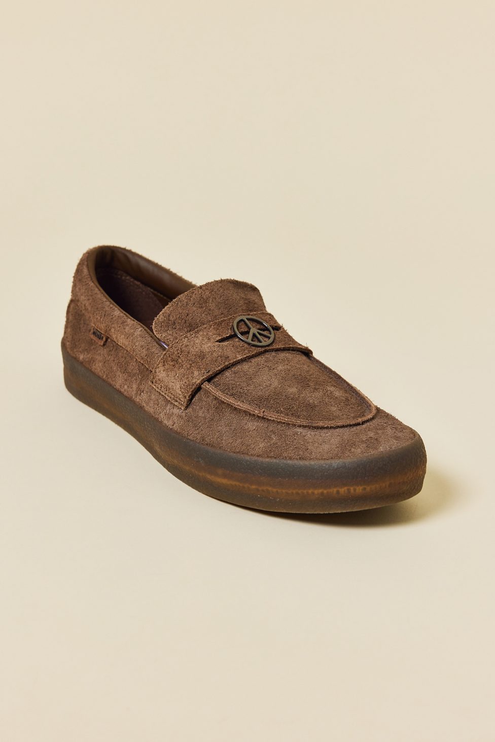 Vans LX Loafer 53 Velvet Shoes - Brown Pattern