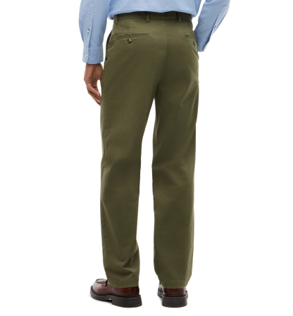 Tommy Hilfiger Men's Regular-Straight Fit Stretch Chino Pants - Ghost Fern