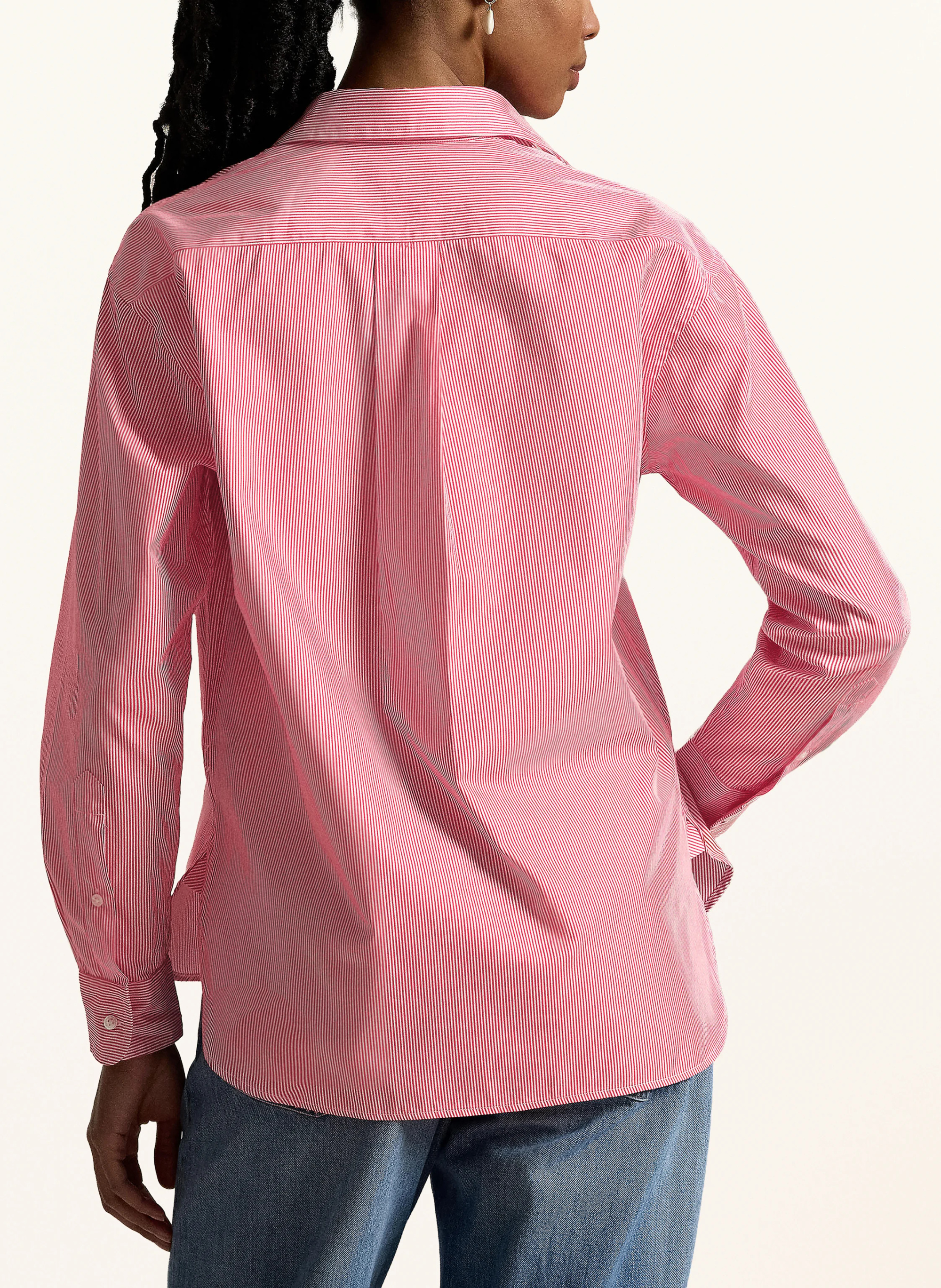 POLO RALPH LAUREN Hemdbluse – ROT / WEISS