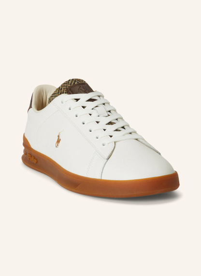 POLO RALPH LAUREN Sneaker – WEISS / DUNKELBRAUN / BRAUN