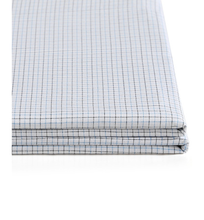 Tommy Hilfiger Printed 200-Thread Count Cotton Percale Sheet Set - New England Plaid Blue