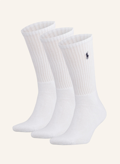 POLO RALPH LAUREN 3er-Pack Strümpfe – 003 WHITE