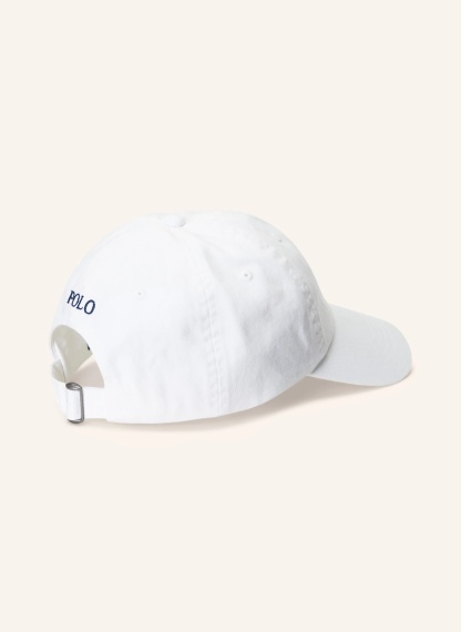 POLO RALPH LAUREN Cap – WEISS / DUNKELBLAU