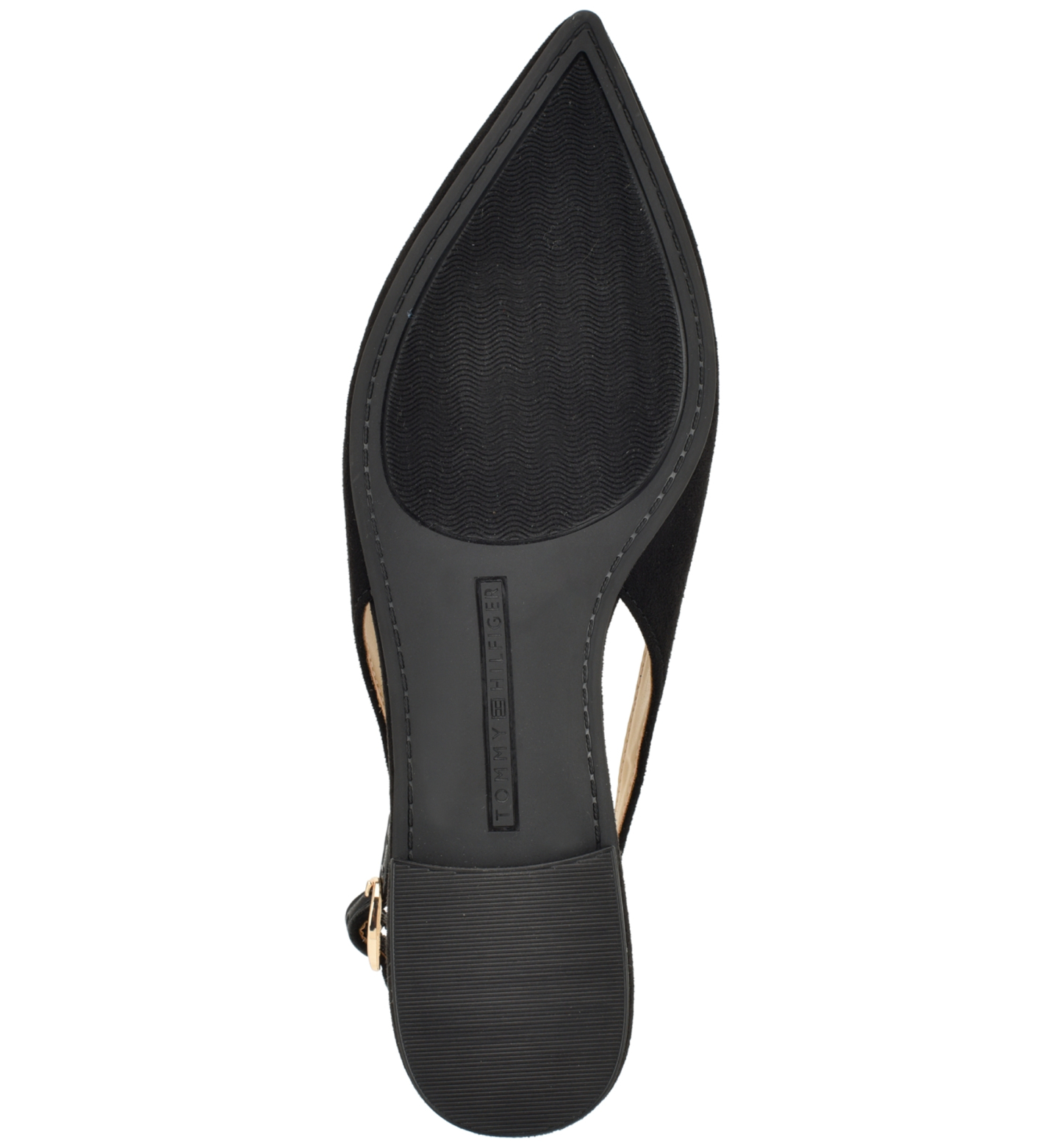 Tommy Hilfiger Women's Vesly Pointed Toe Slingback Dress Flats - Black