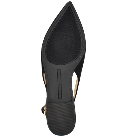 Tommy Hilfiger Women's Vesly Pointed Toe Slingback Dress Flats - Black