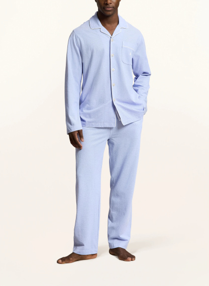 POLO RALPH LAUREN Schlafanzug – BLAU / WEISS