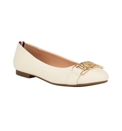 Tommy Hilfiger Women's Gallyne Ornamented Classic Ballet Flats - Chic Cream