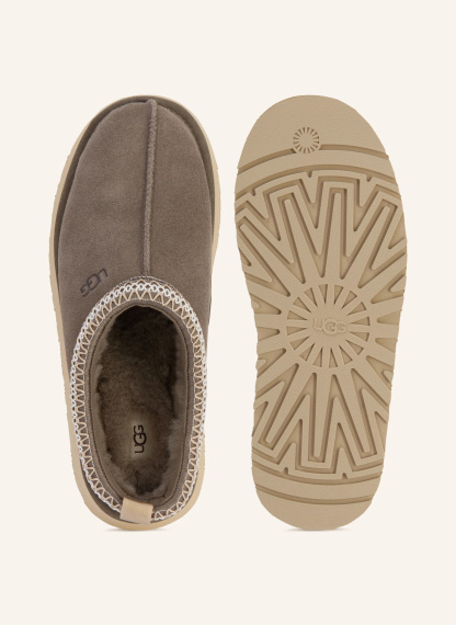 UGG Plateau-Pantoletten TAZZ – TAUPE / BEIGE / WEISS