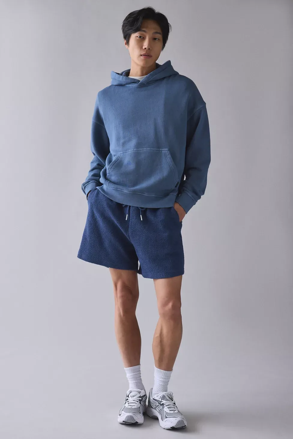Standard Cloth Pregame Hoodie Sweatshirt - Dark Denim Wash