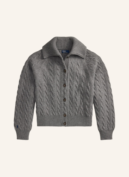 POLO RALPH LAUREN Strickjacke – GRAU