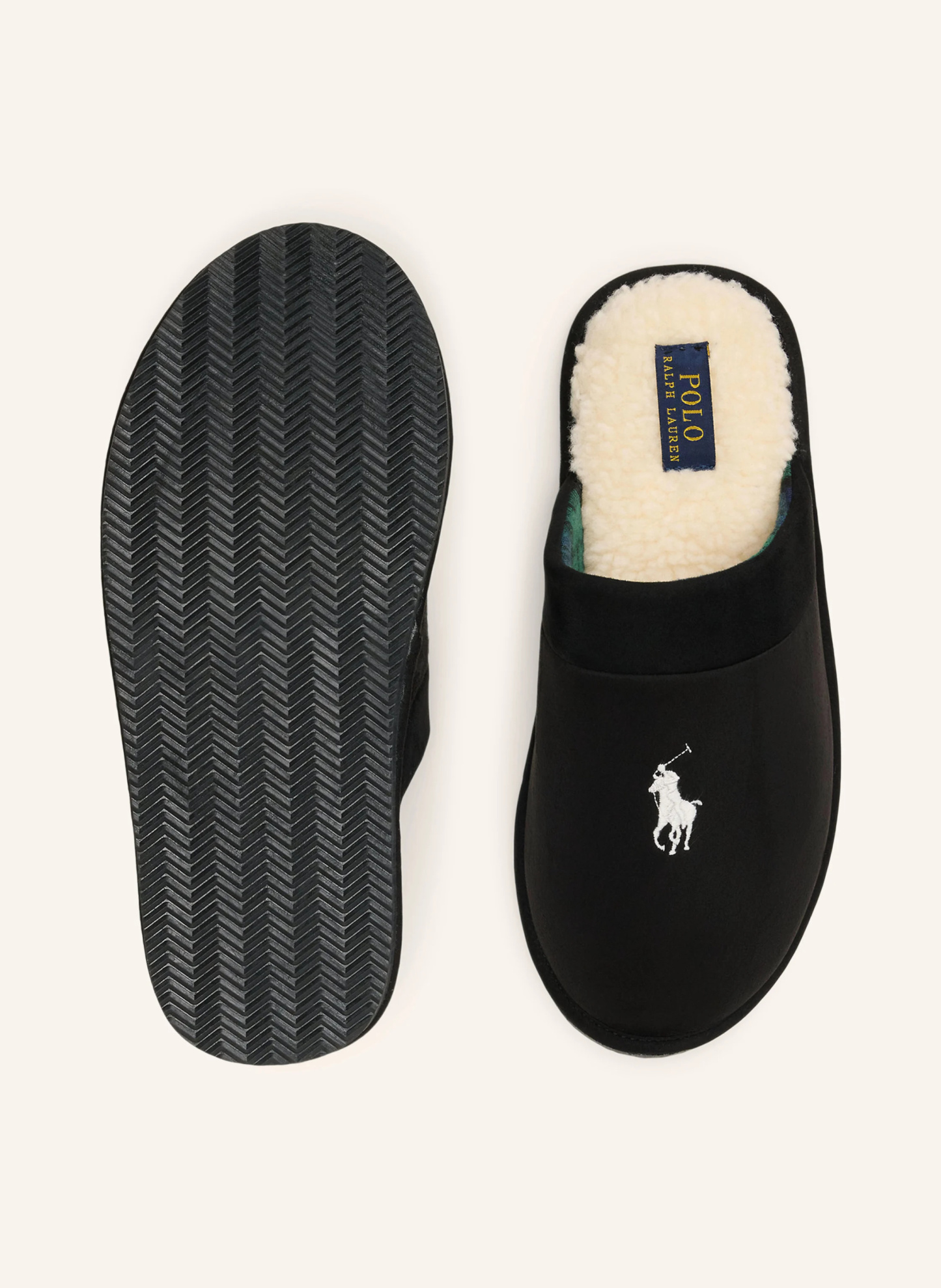 POLO RALPH LAUREN Hausschuhe KLARENCE – SCHWARZ
