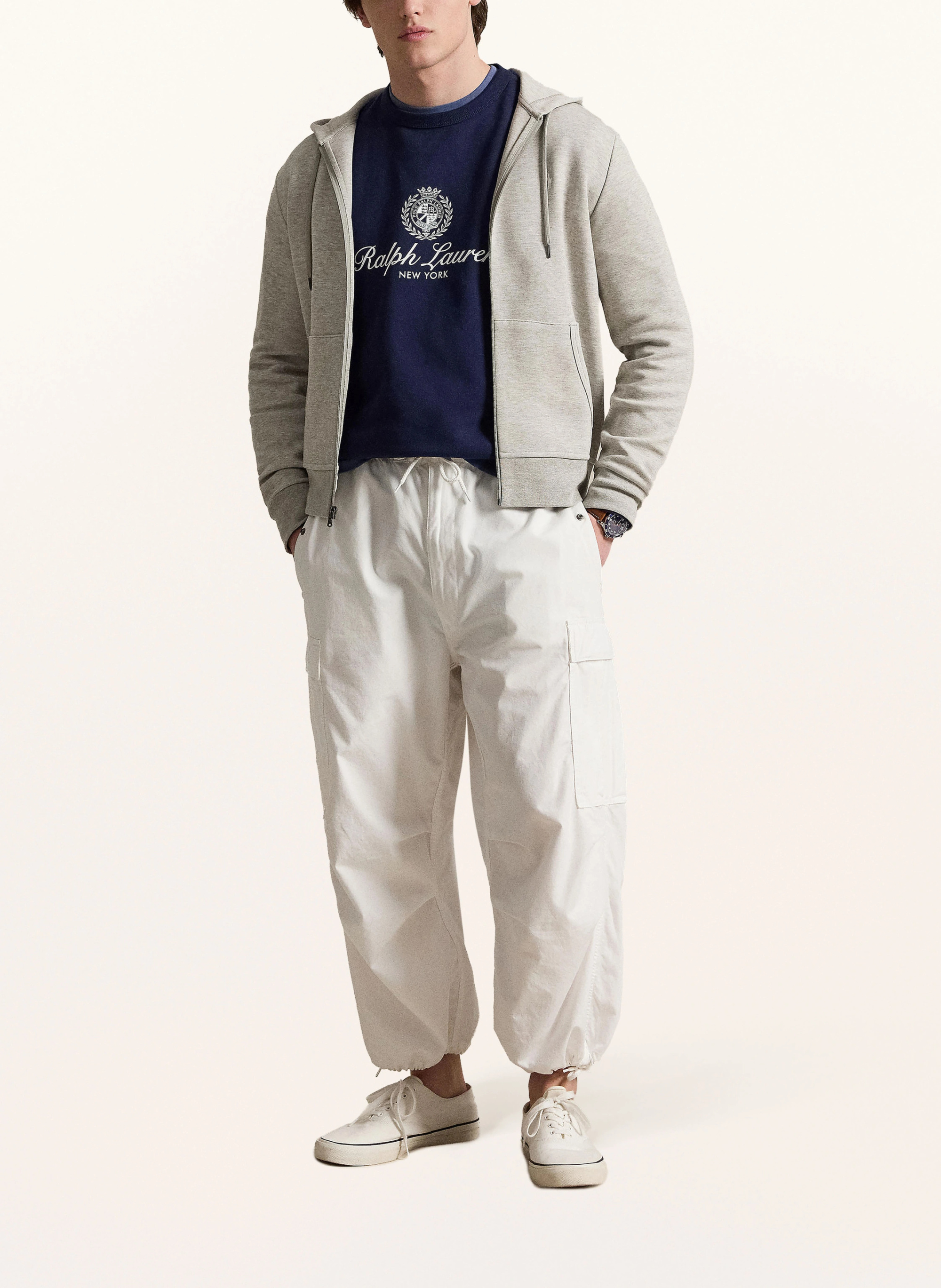 POLO RALPH LAUREN Sweatjacke – GRAU