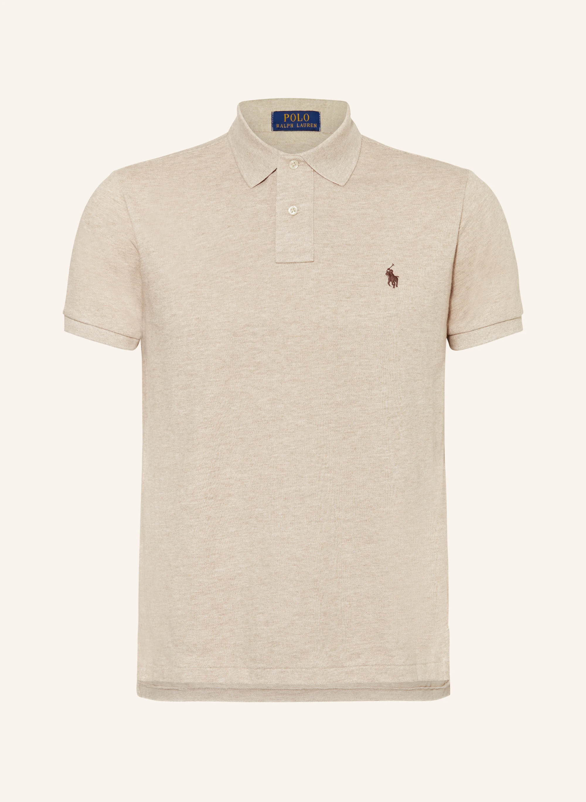 POLO RALPH LAUREN Piqué-Poloshirt Custom Slim Fit – HELLBRAUN (2)