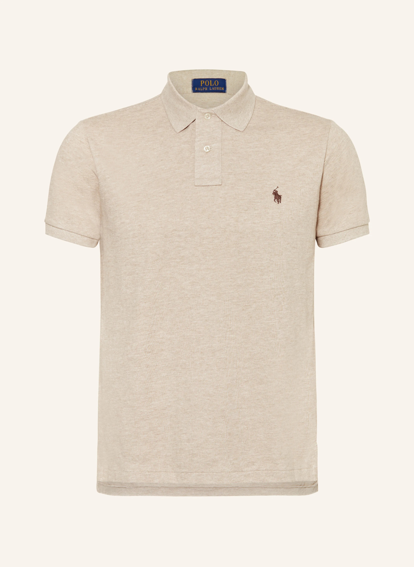 POLO RALPH LAUREN Piqué-Poloshirt Custom Slim Fit – HELLBRAUN (2)