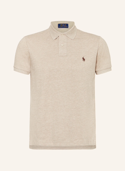 POLO RALPH LAUREN Piqué-Poloshirt Custom Slim Fit – HELLBRAUN (2)