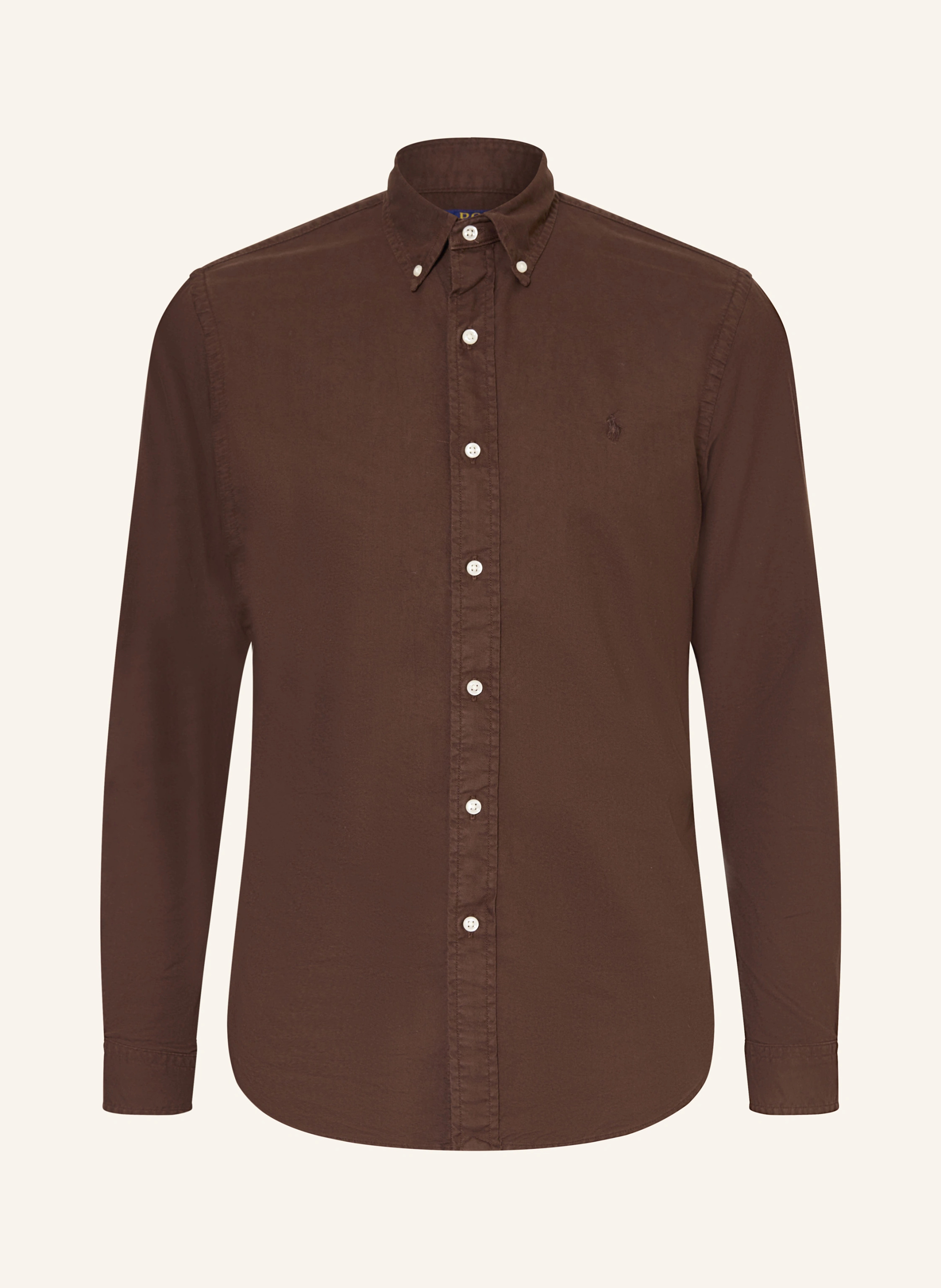 POLO RALPH LAUREN Oxfordhemd Custom Fit – DUNKELBRAUN (2)
