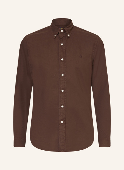 POLO RALPH LAUREN Oxfordhemd Custom Fit – DUNKELBRAUN (2)
