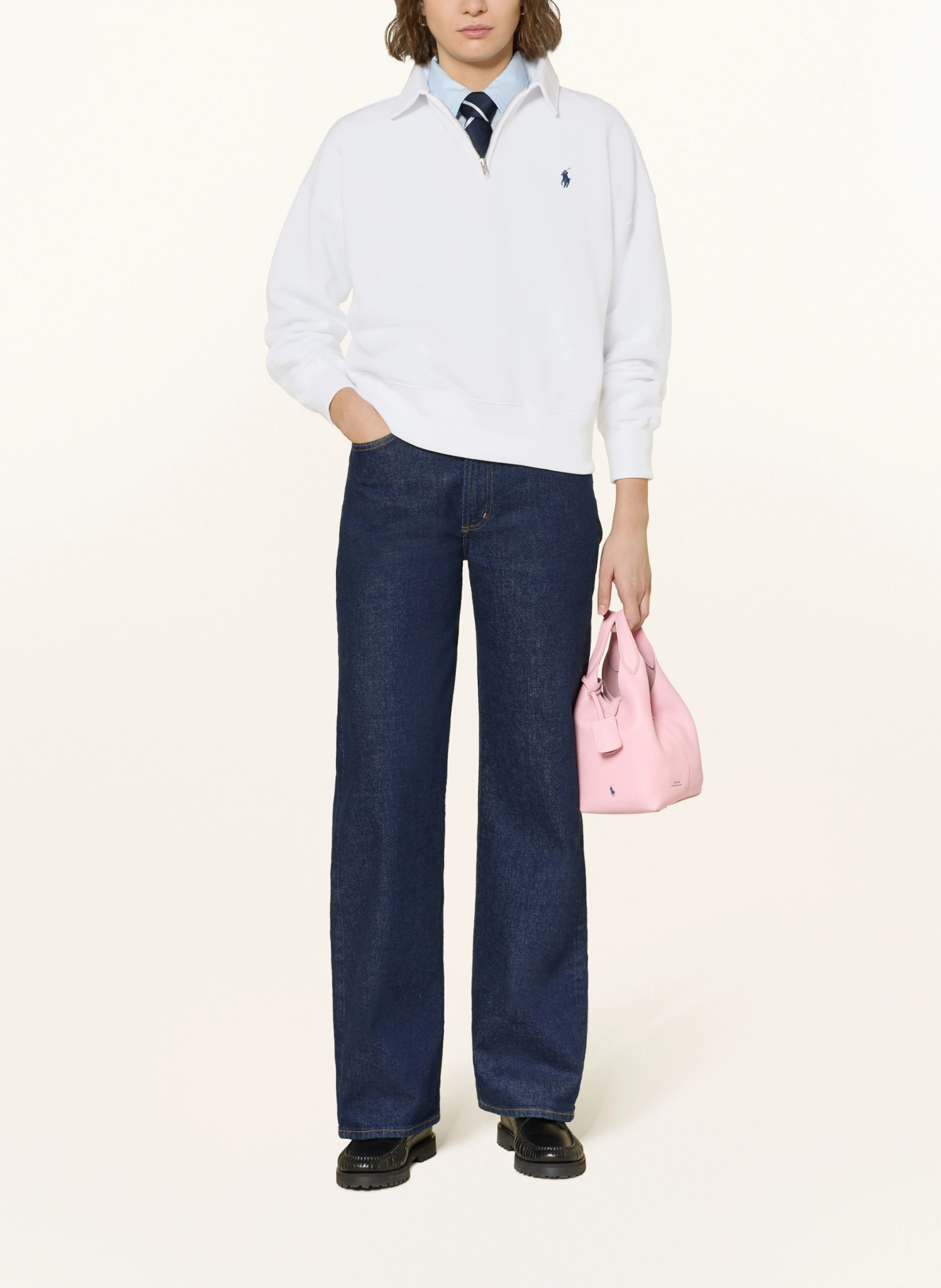POLO RALPH LAUREN Sweat-Troyer – WEISS