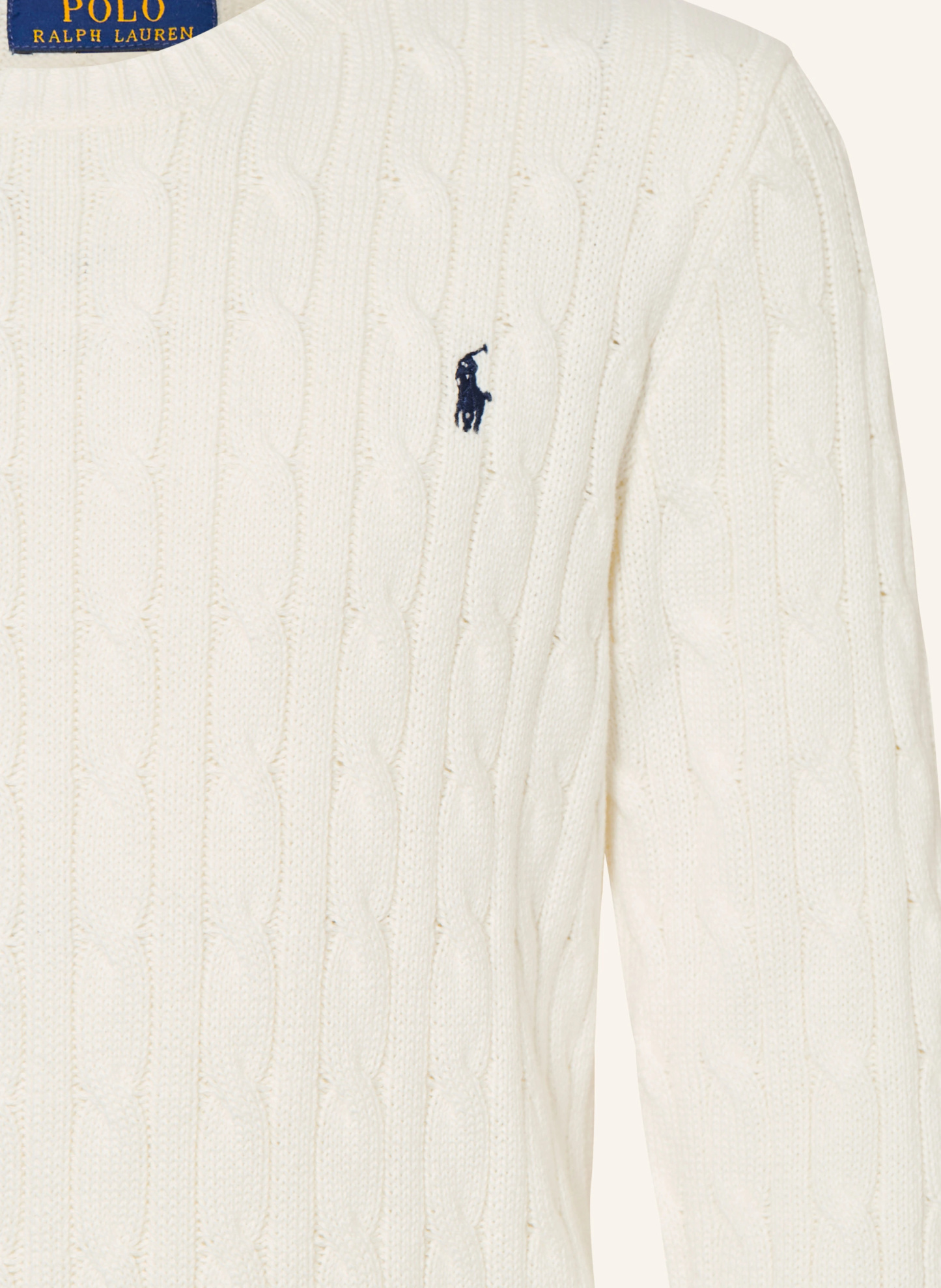 POLO RALPH LAUREN Pullover – WEISS