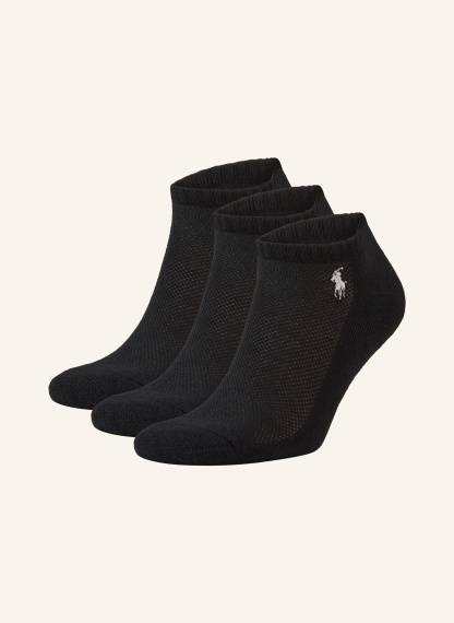 POLO RALPH LAUREN 3er-Pack Sneakersocken – SCHWARZ