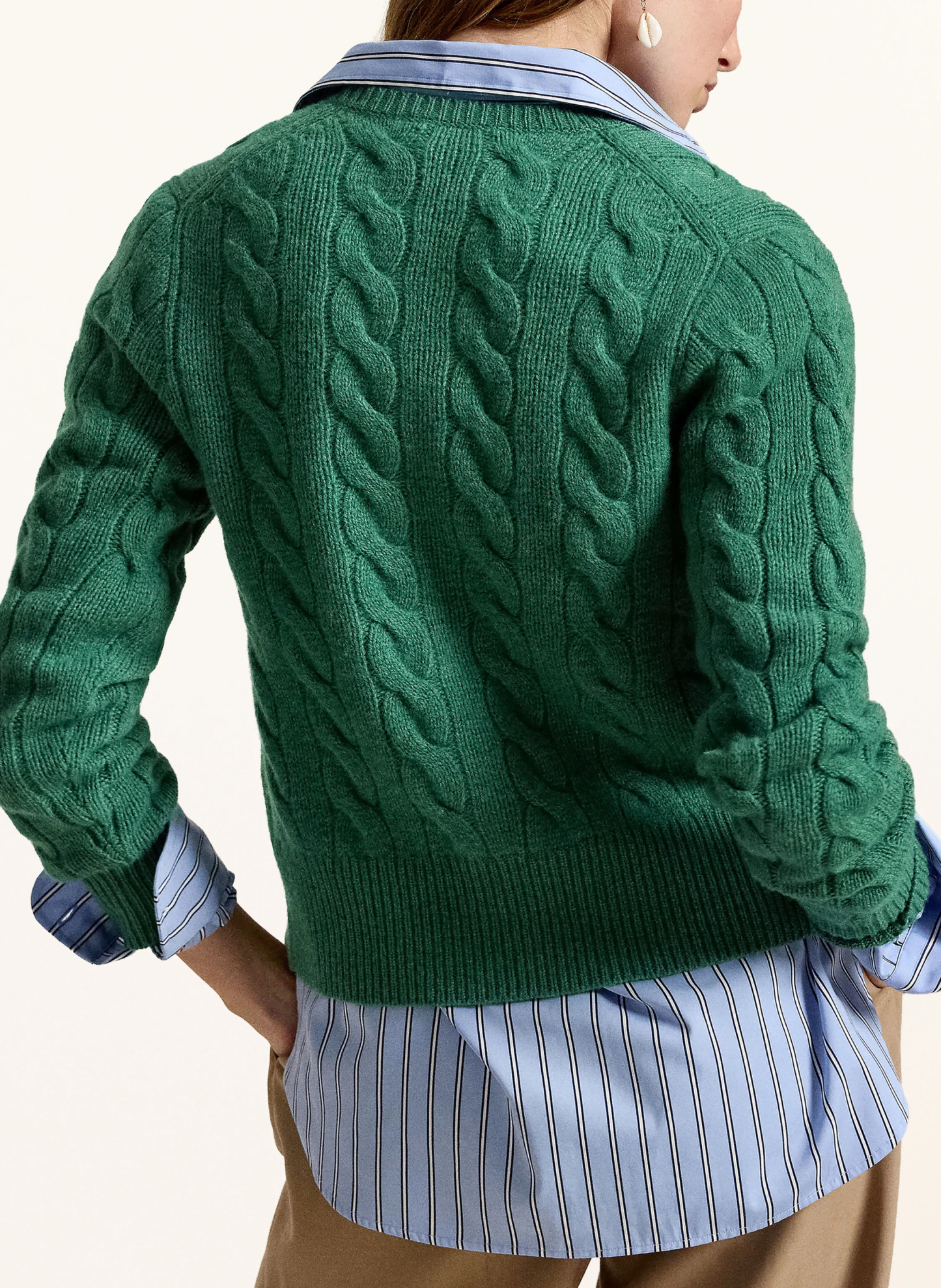 POLO RALPH LAUREN Strickjacke – GRÜN
