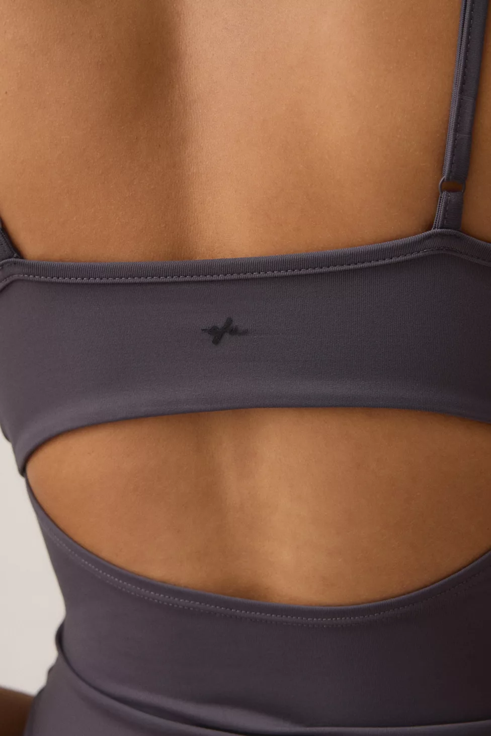 Out From Under Fuseform Cutout Cami - Dark Grey