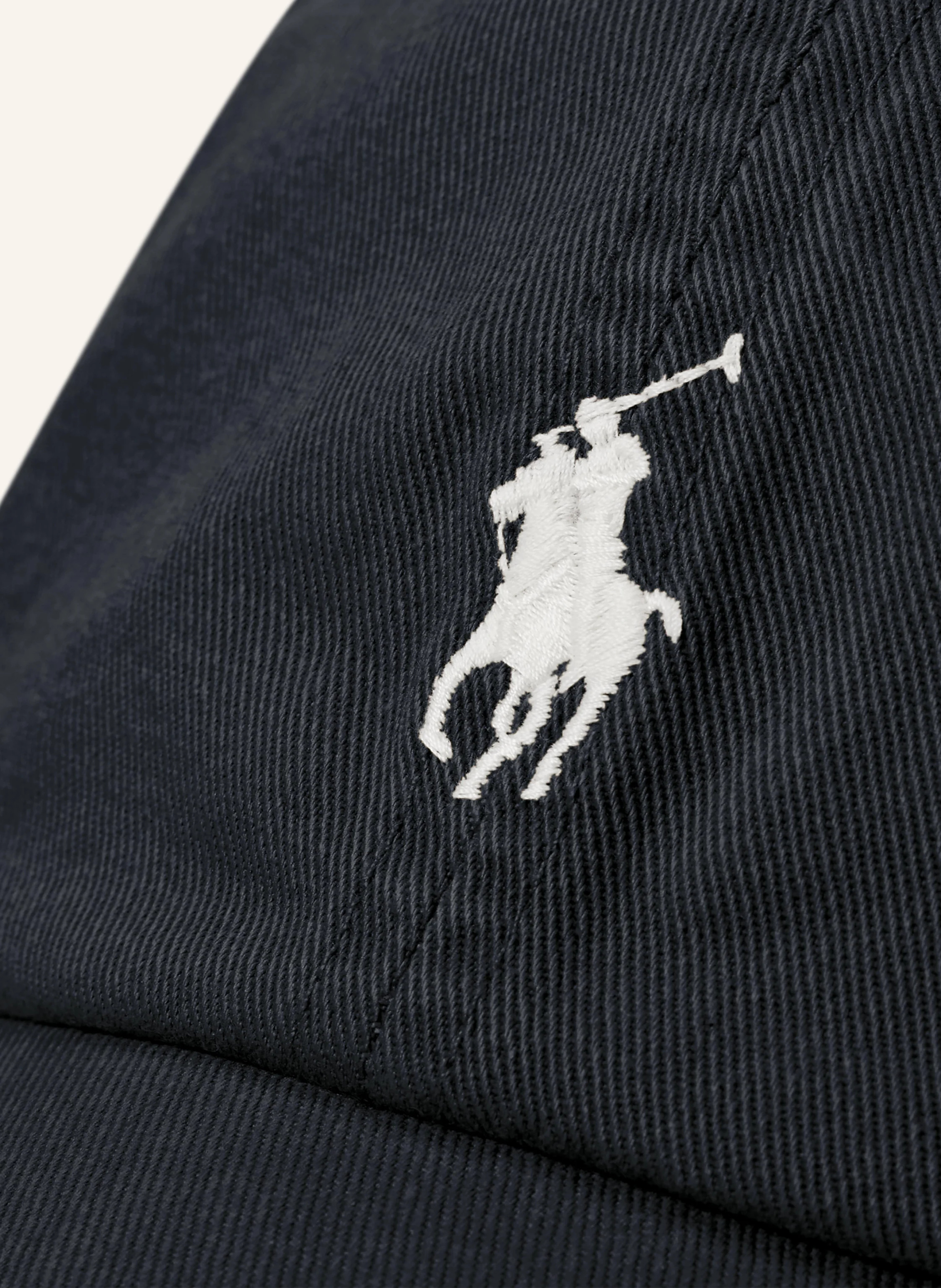 POLO RALPH LAUREN Cap – SCHWARZ / WEISS