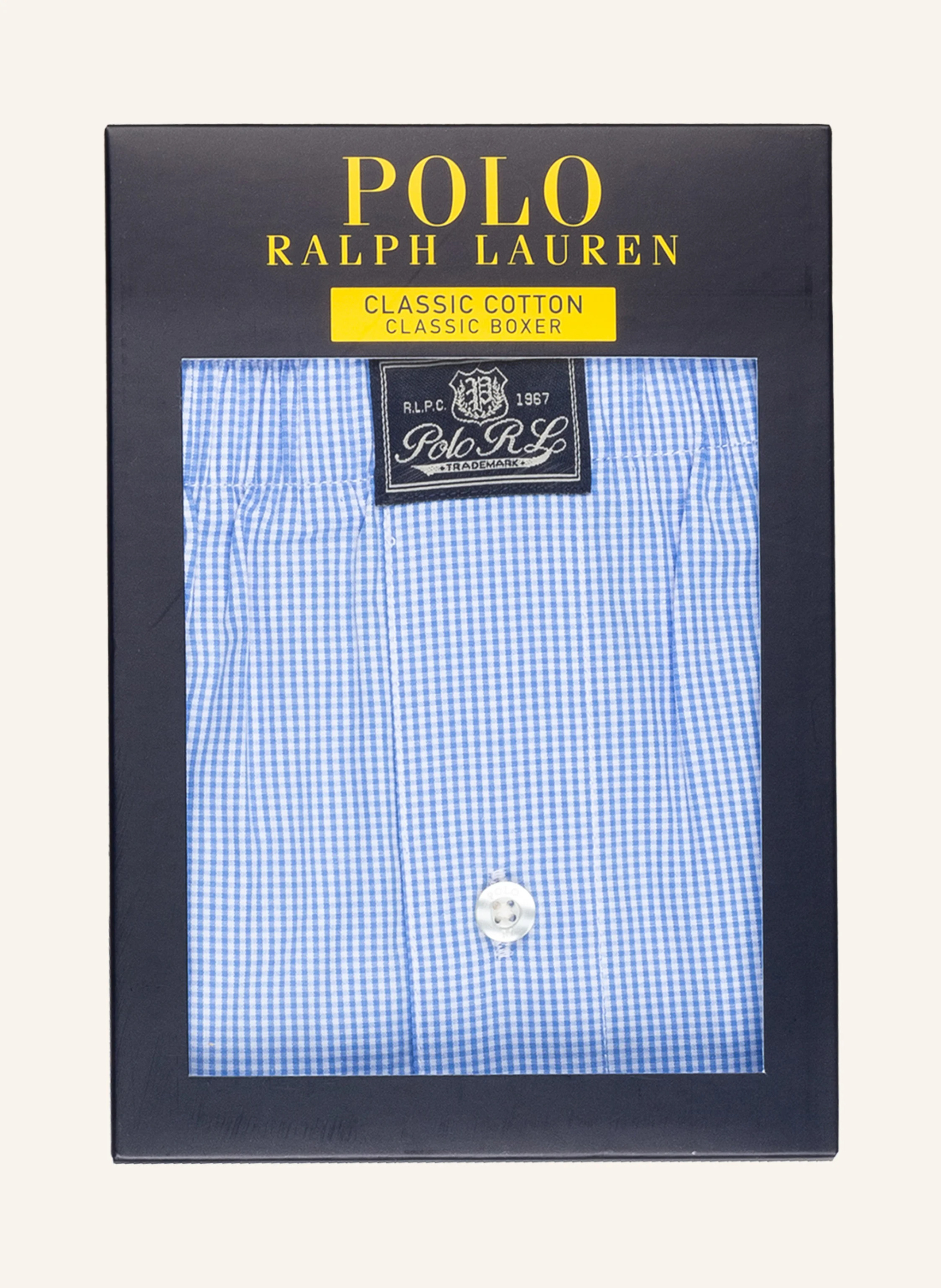 POLO RALPH LAUREN Web-Boxershorts – HELLBLAU / WEISS