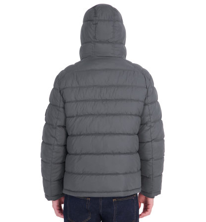 Tommy Hilfiger Men's Hooded Puffer Jacket - Charcoal