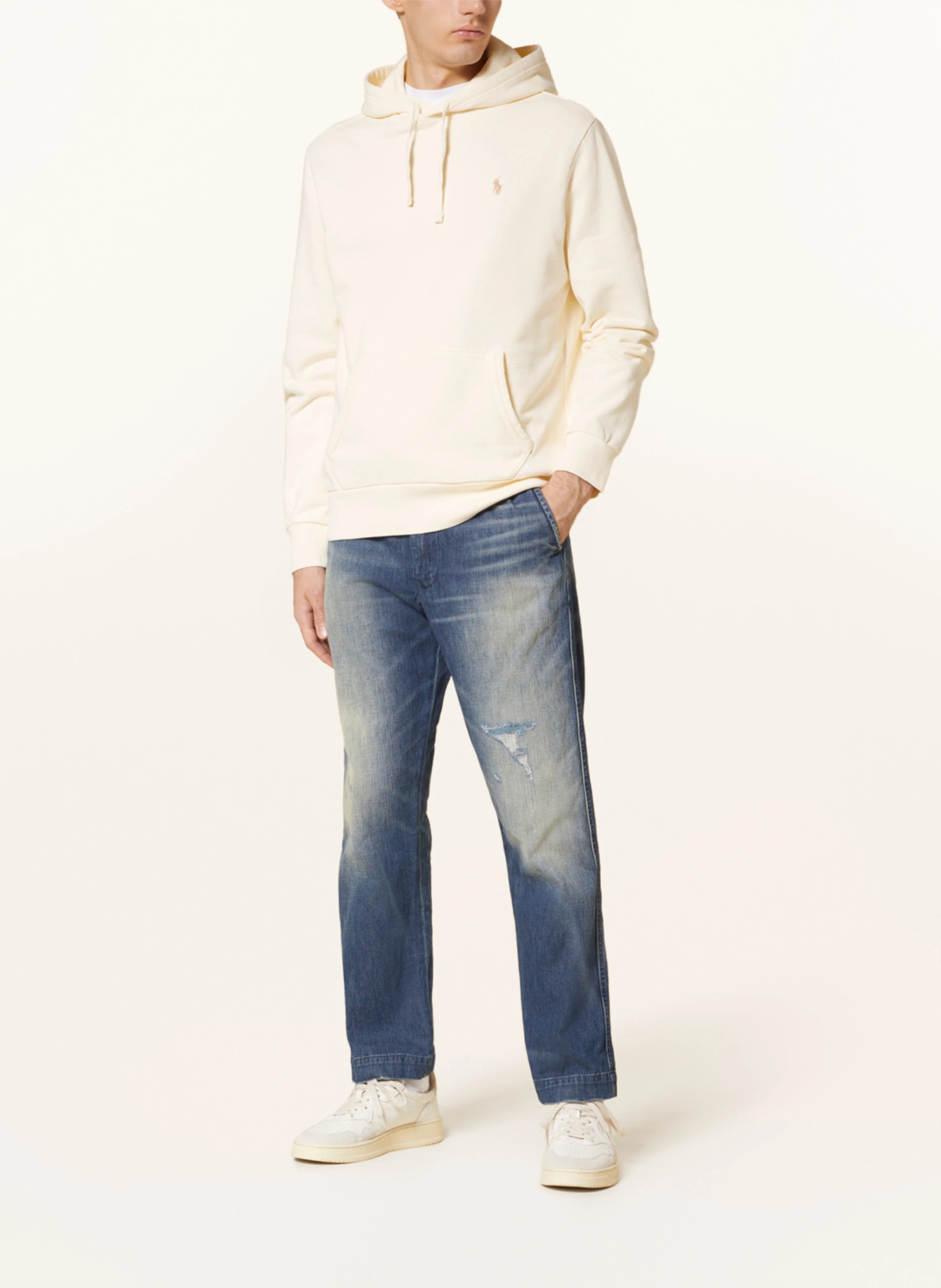 POLO RALPH LAUREN Hoodie – CREME