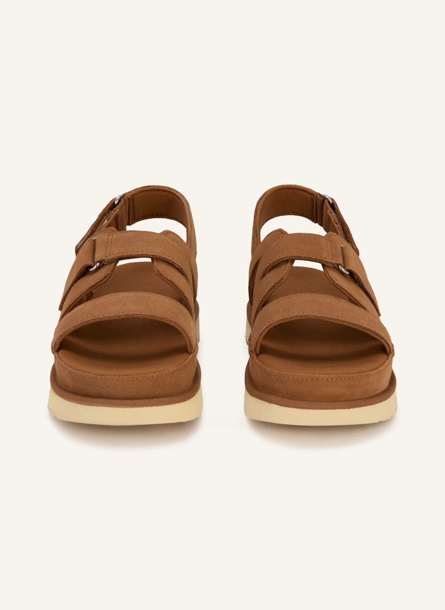 UGG Plateau-Sandalen GOLDENSTAR GLEAM – COGNAC