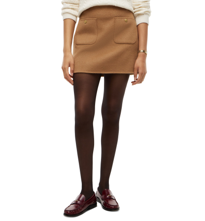 Tommy Hilfiger Women's A-Line Mini Skirt - Hickory