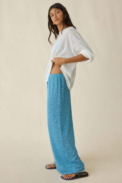 Out From Under Bella Semi-Sheer Swit Beach Pants - Ocean Blue