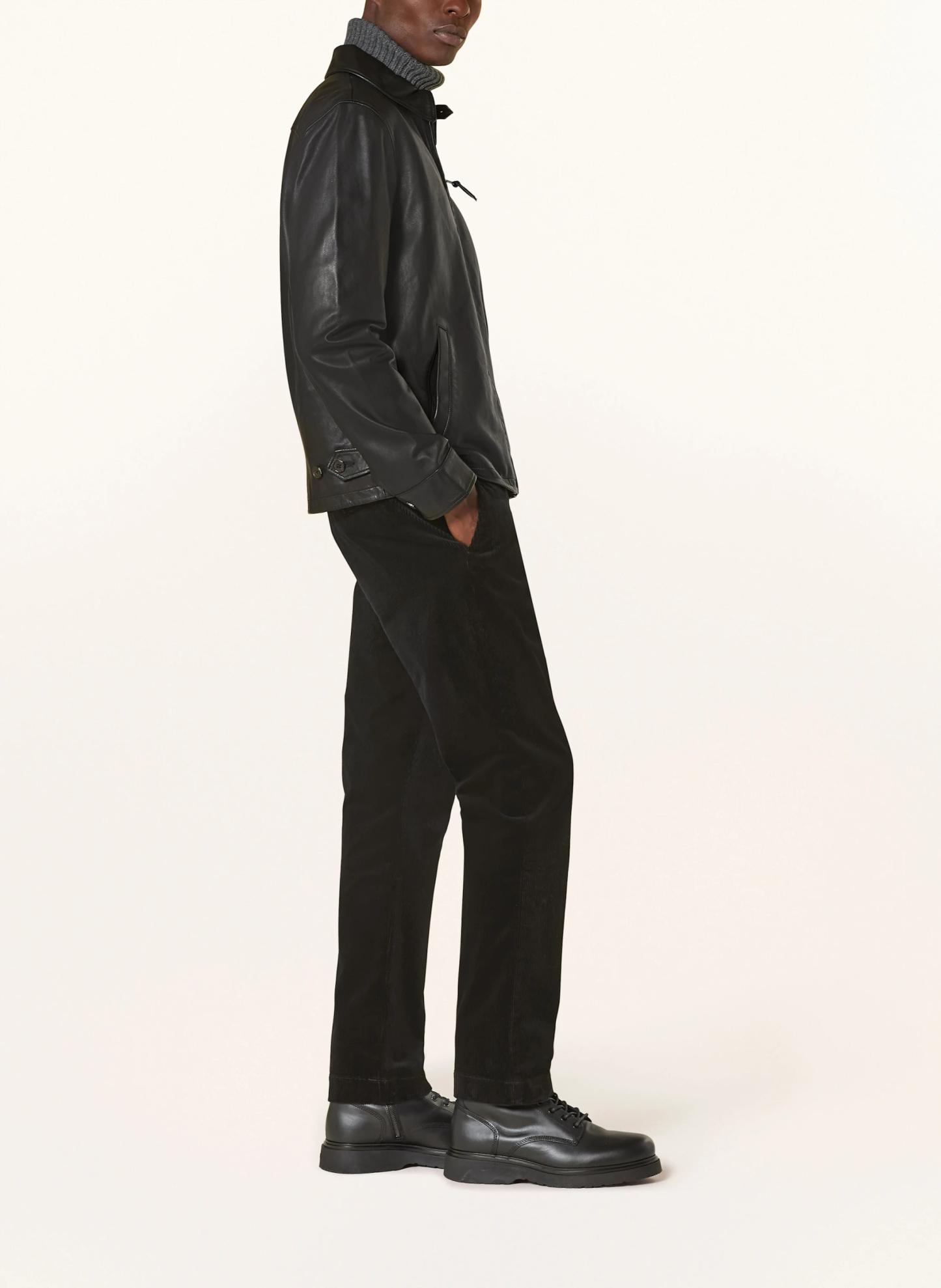 POLO RALPH LAUREN Cordchino Stretch Straight Fit – SCHWARZ