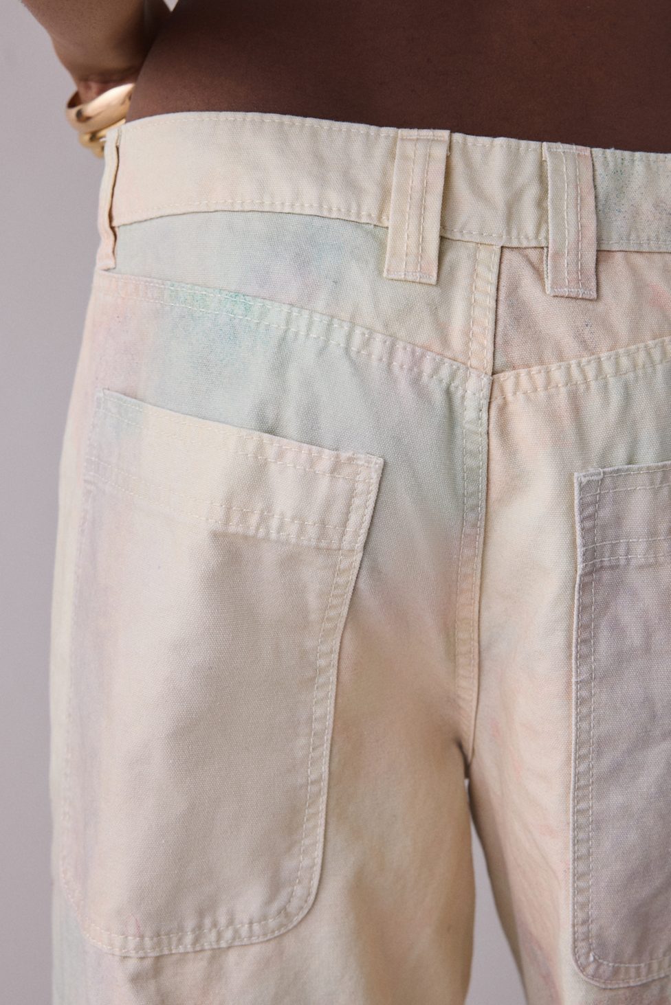 BDG Jaya Printed Baggy Pants - Painted Floral