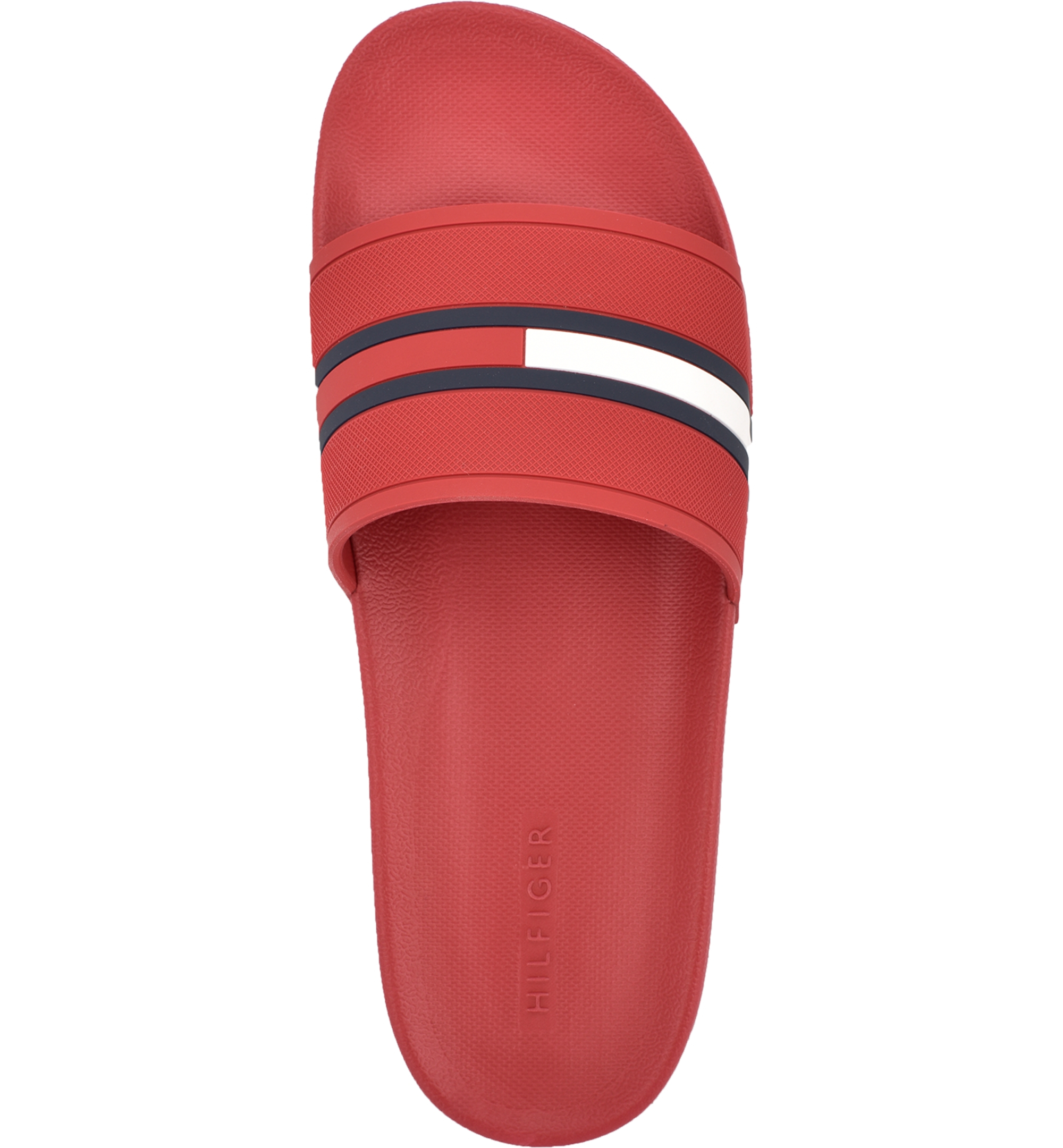 Tommy Hilfiger Men's Redder Flag Logo Pool Slide Sandals - Red
