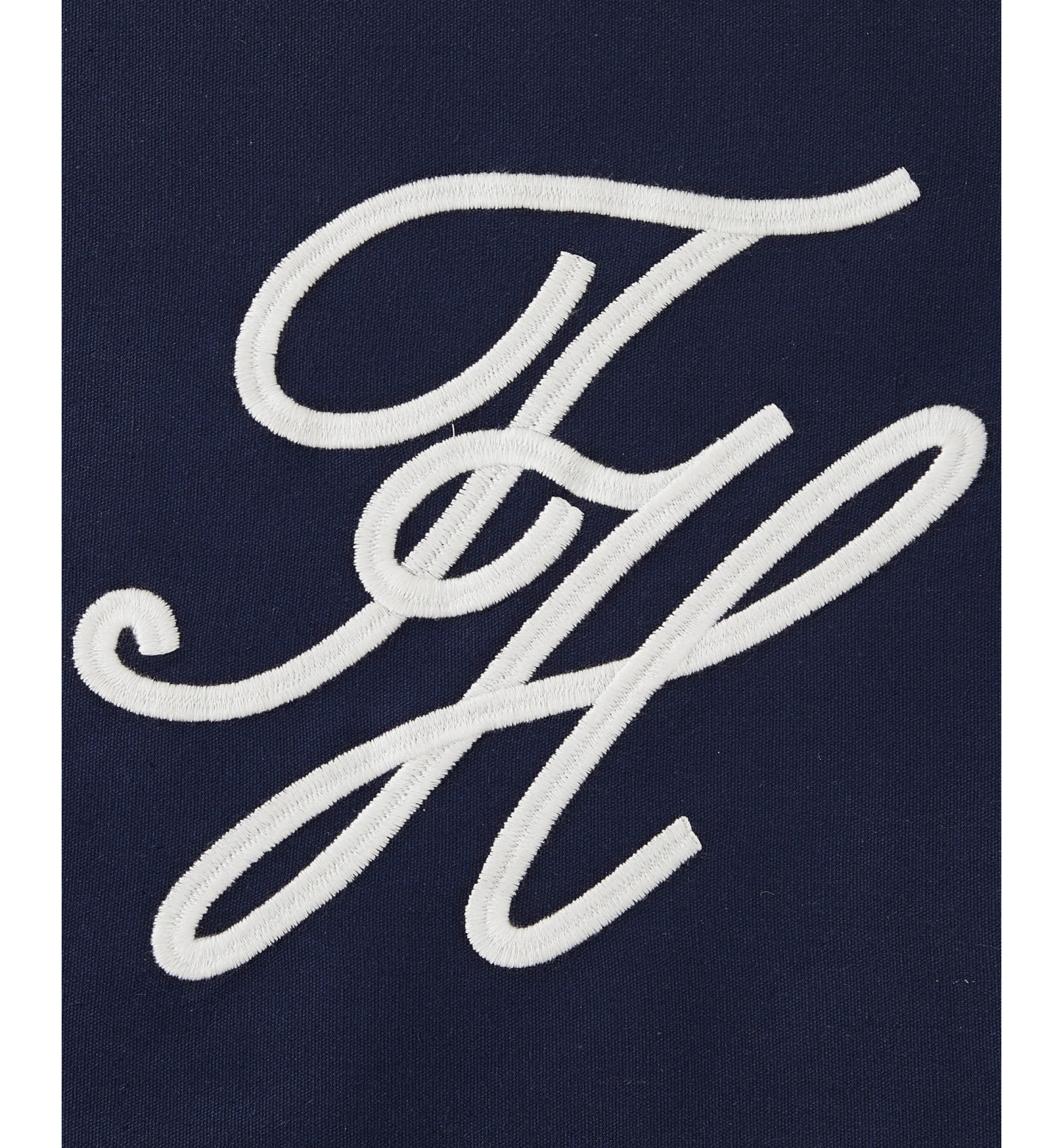 Tommy Hilfiger Swim Shop Monogram Cotton Decorative Pillow, 20" x 20" - Core Navy