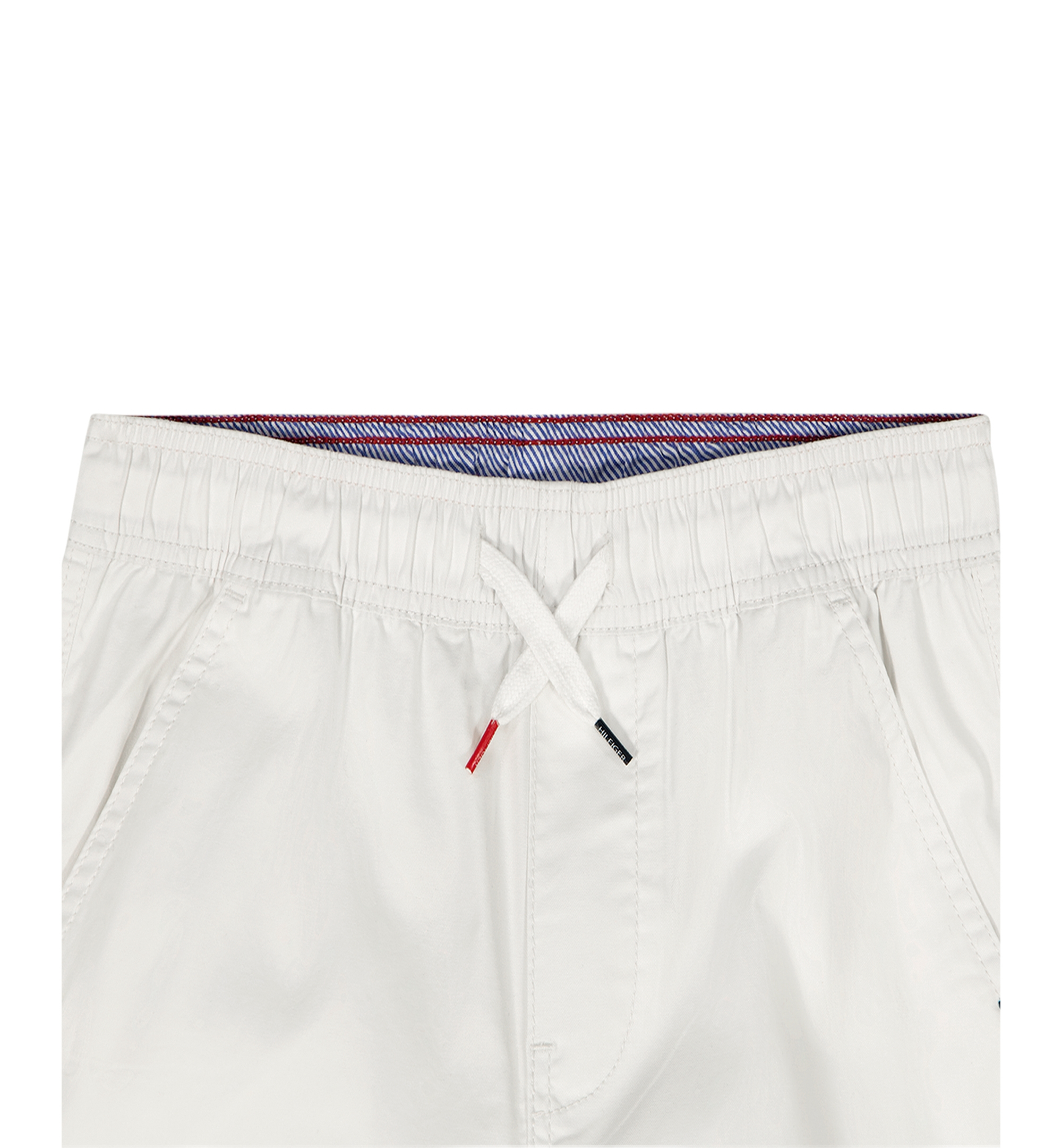 Tommy Hilfiger Boys' 8-20 Core Essentials Pull-On Shorts - White