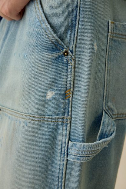 BDG Nitro Double Knee Baggy Fit Jeans - Titanium