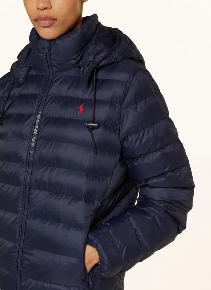 POLO RALPH LAUREN Steppjacke mit abnehmbarer Kapuze – DUNKELBLAU